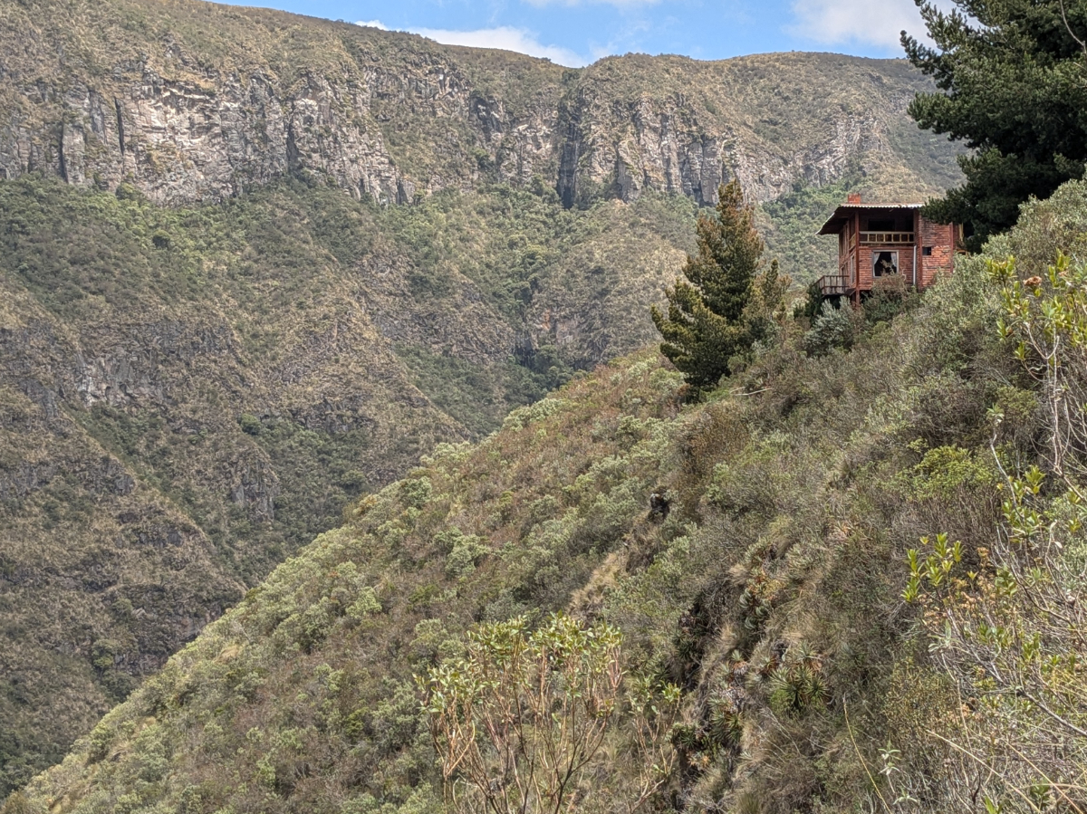 Casa del Aire sits on the edge of Tambo Condor's property with views of the Condor Cliffs. Casa del Aire sits on the edge of Tambo Condor's property with views of the Condor Cliffs.