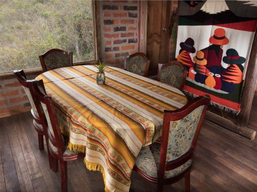 Dining Room in Tambo Condor's Casa del Aire The dining room in the Casa del Aire has ample seating for 6 family members.