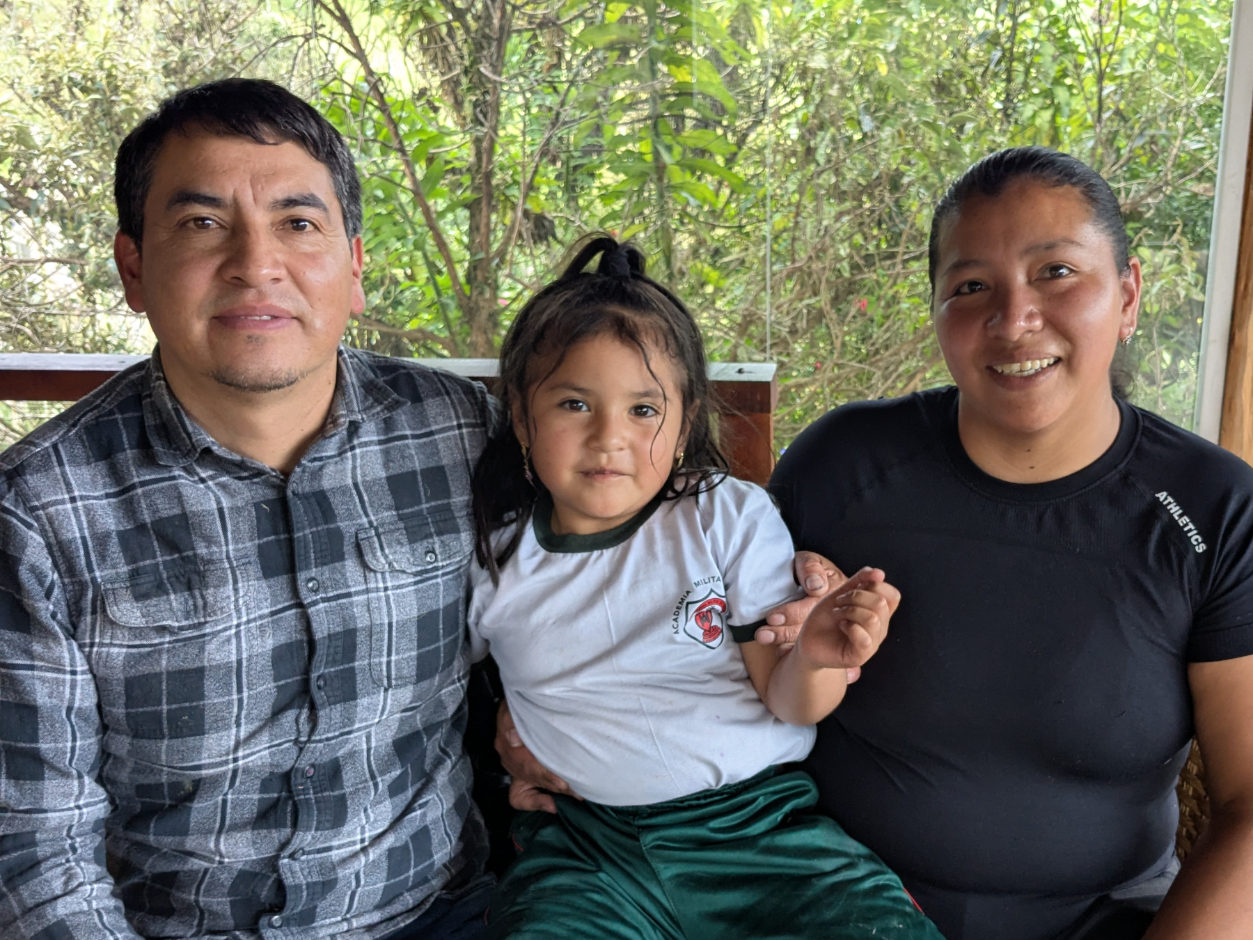 Vladamir and Veronica with their daughter, Isabela are the cofounders and stewards of Tambo Condor.